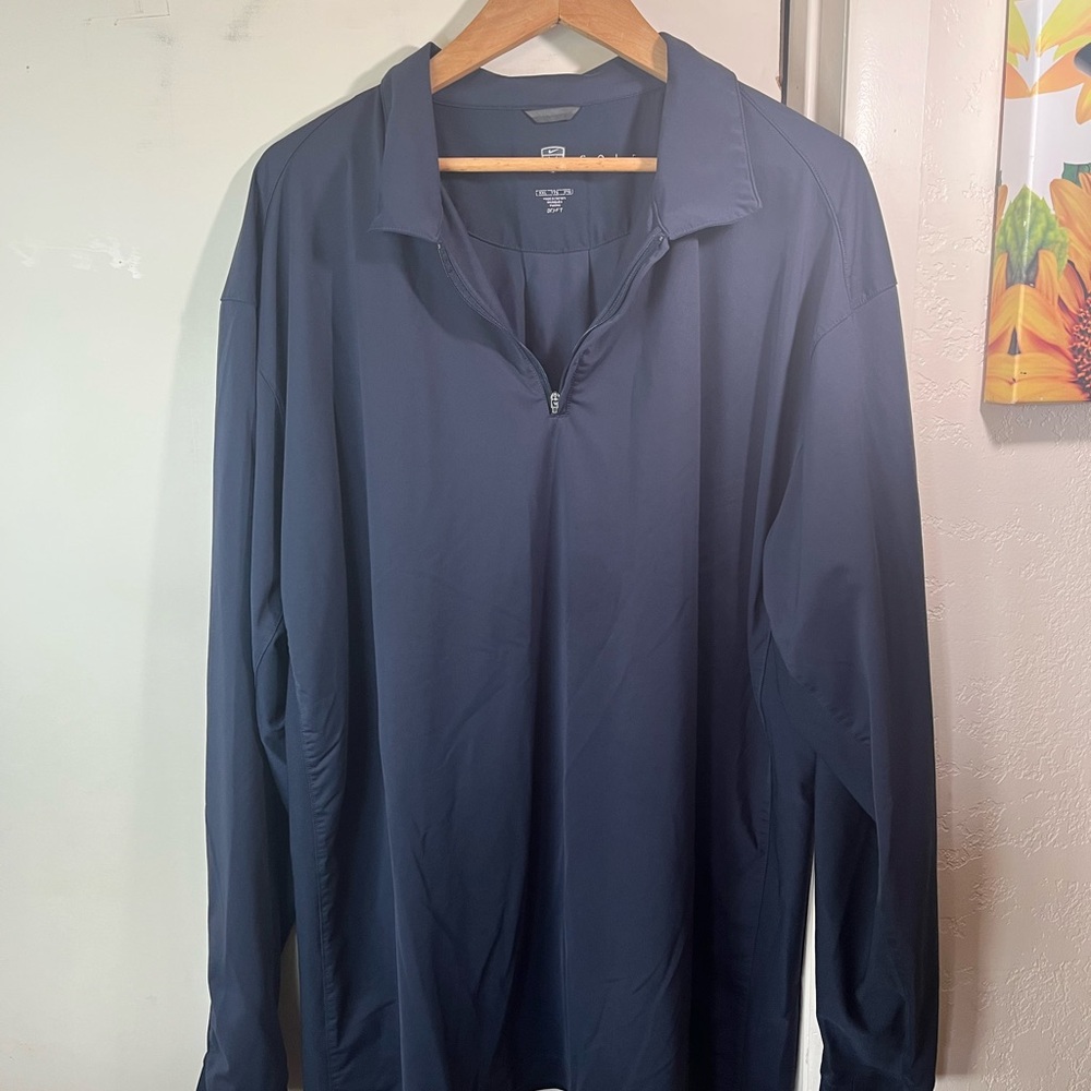 Nike Golf Blue quarter Zip-Up Jacket